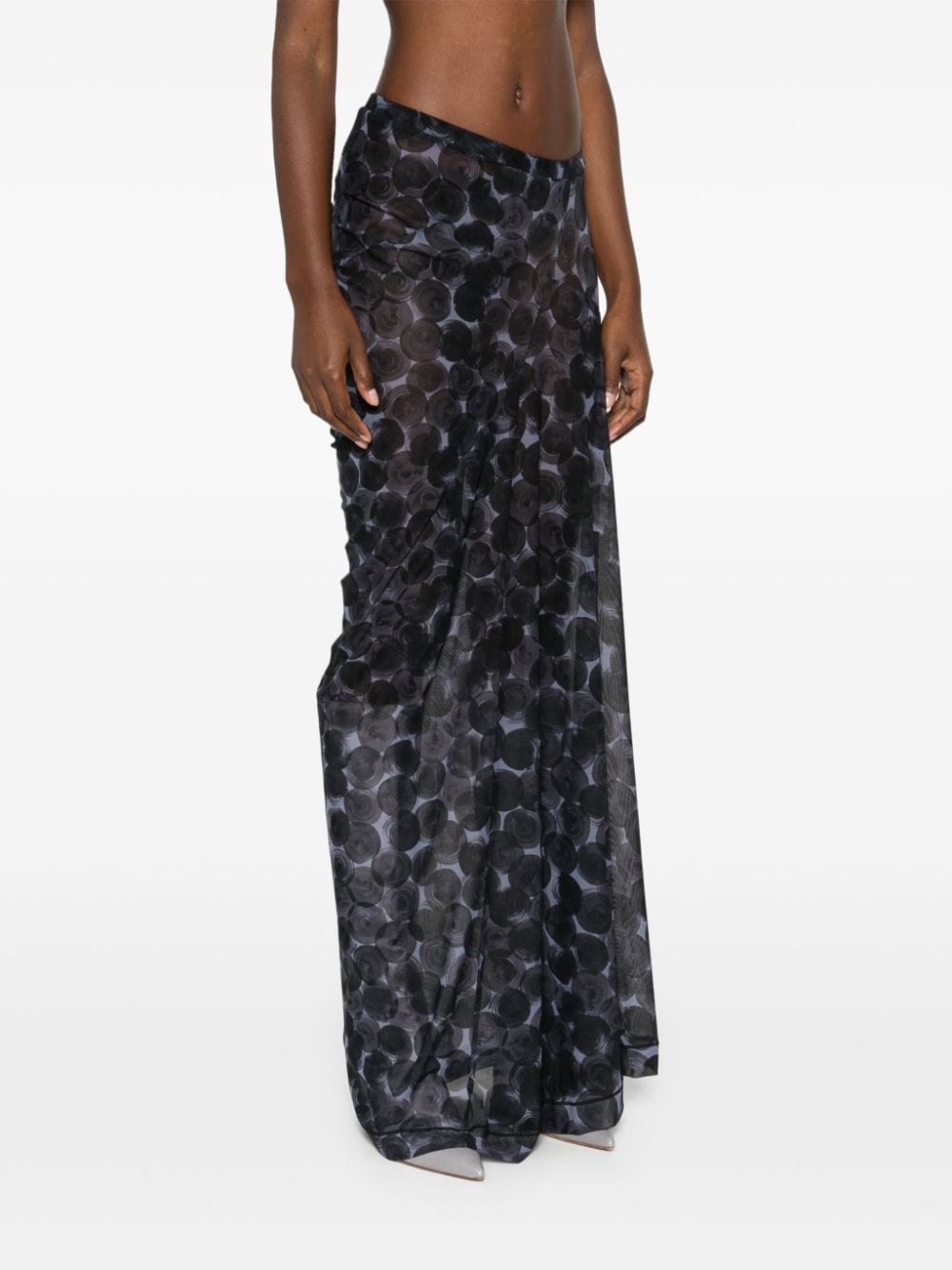 Dries Van Noten DRIES VAN NOTEN- Semi-sheer Long Skirt