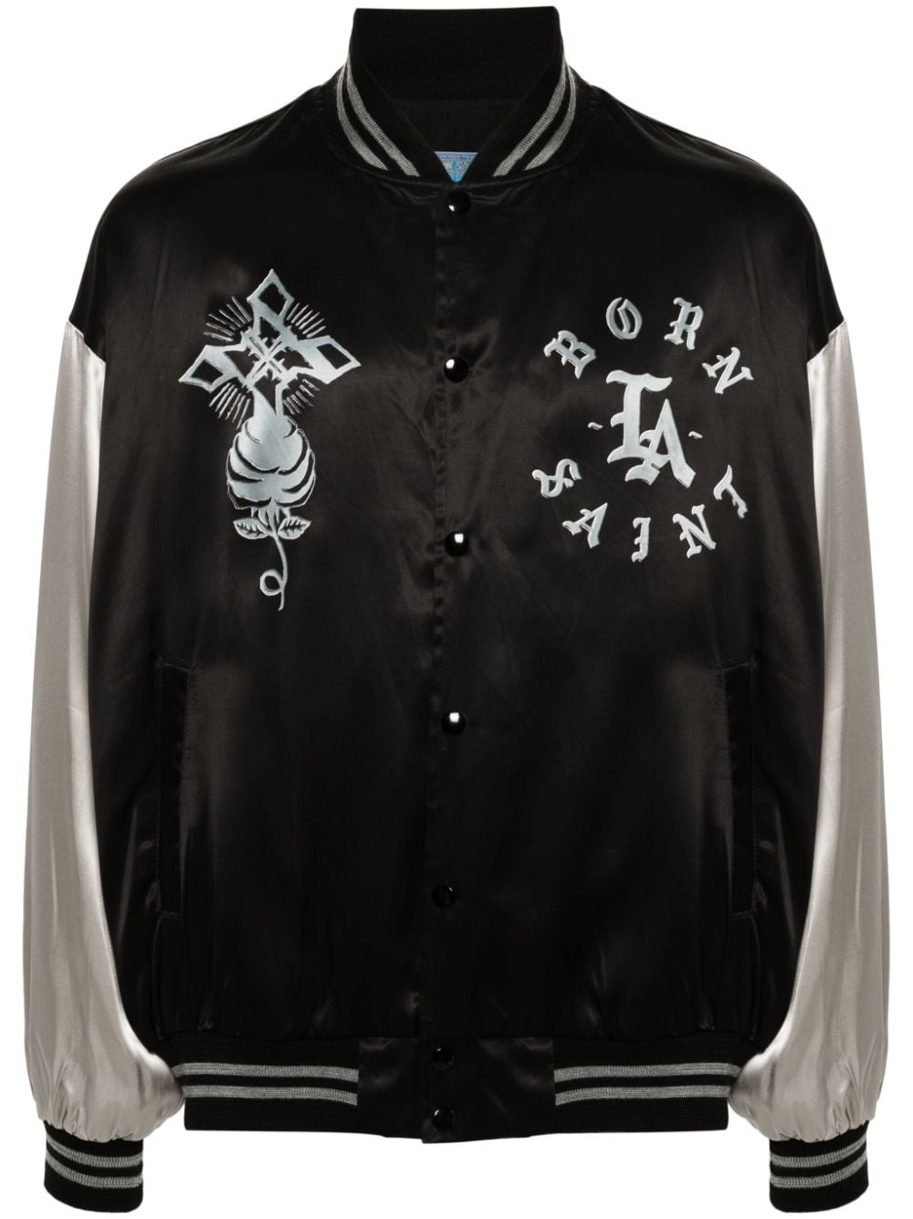 Saint Mxxxxxx SAINT MXXXXXX- Logo Varsity Jacket