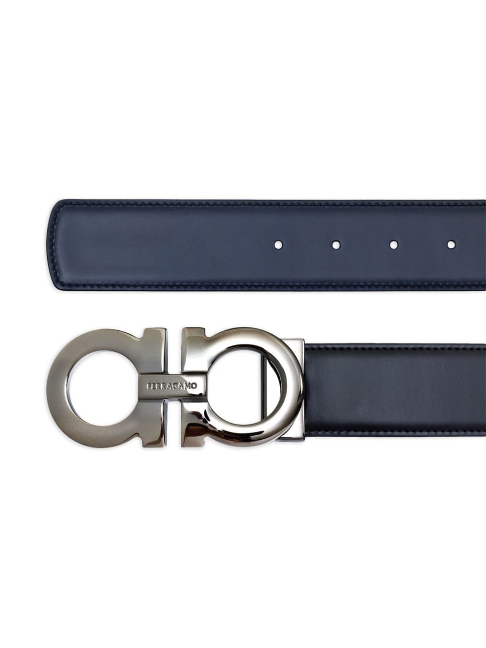 Ferragamo FERRAGAMO- Gancini Leather Belt