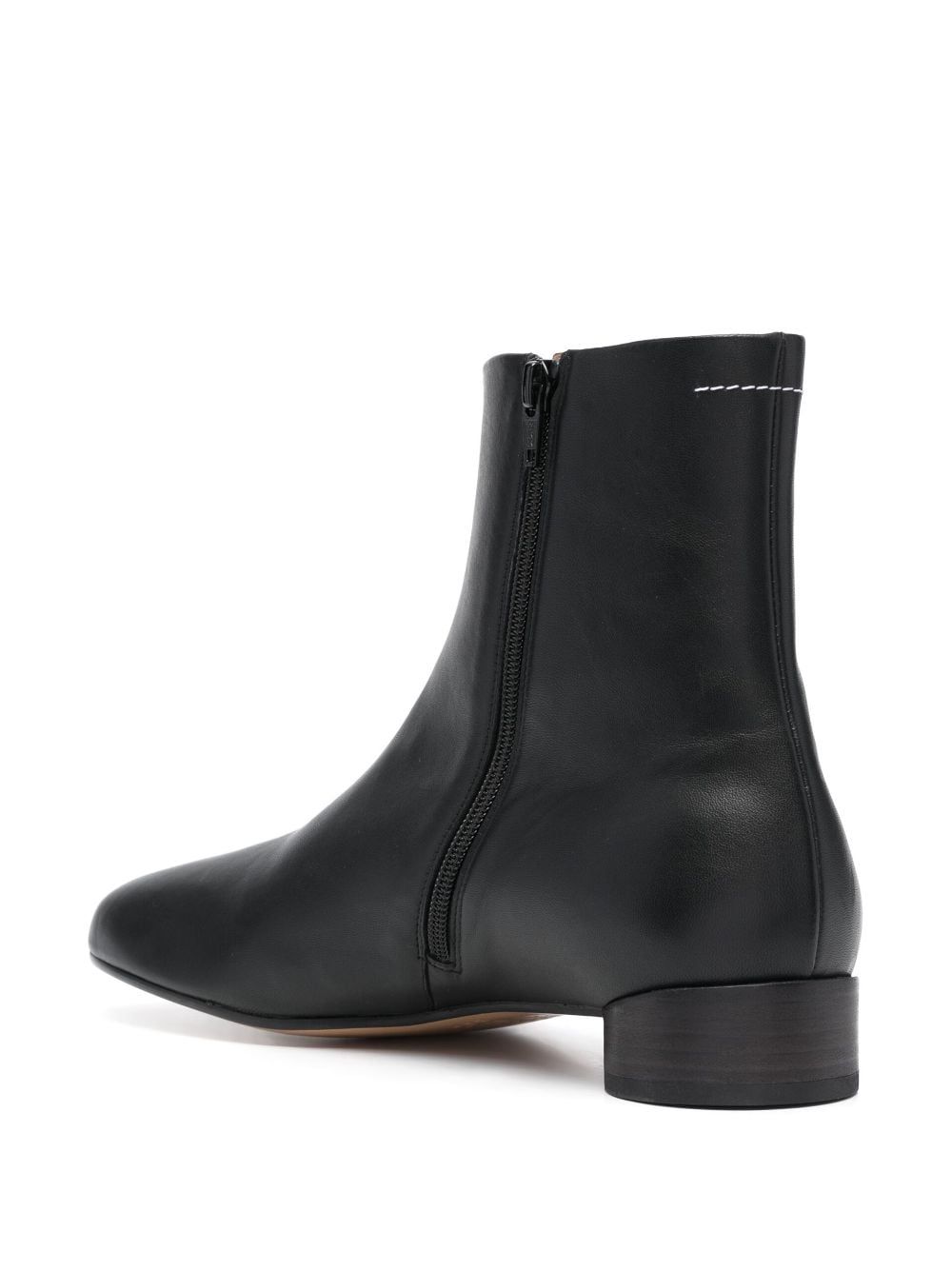 MM6 Maison Margiela MM6 MAISON MARGIELA- Leather Ankle Boots