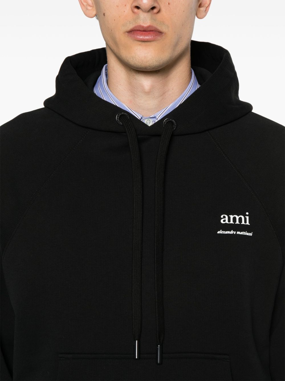 Ami Paris AMI PARIS- Logo Organic Cotton Hoodie