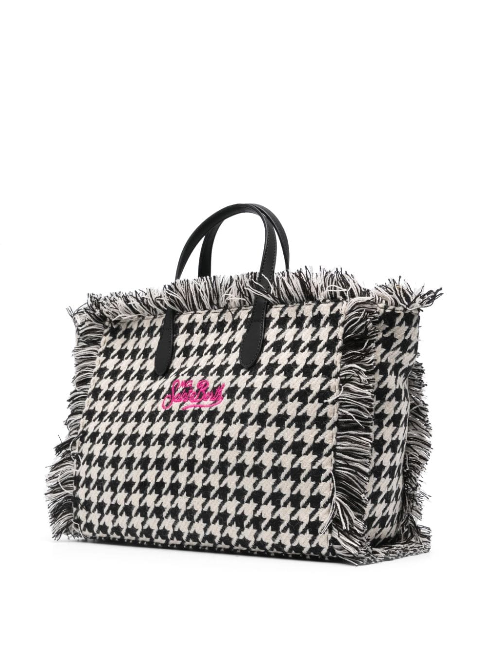 Mc2 Saint Barth MC2 SAINT BARTH- Colette Houndstooth Print Handbag