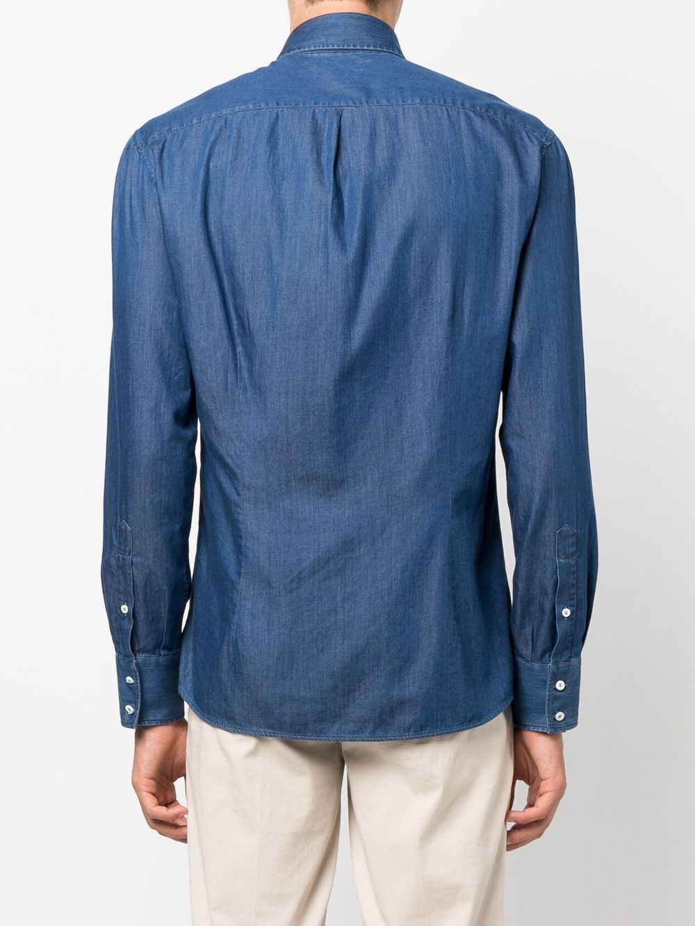 Brunello Cucinelli BRUNELLO CUCINELLI- Denim Shirt