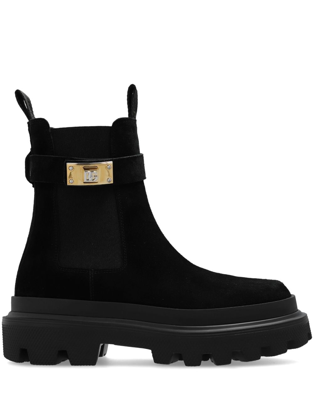 Dolce & Gabbana DOLCE & GABBANA- Suede Leather Chelsea Boots