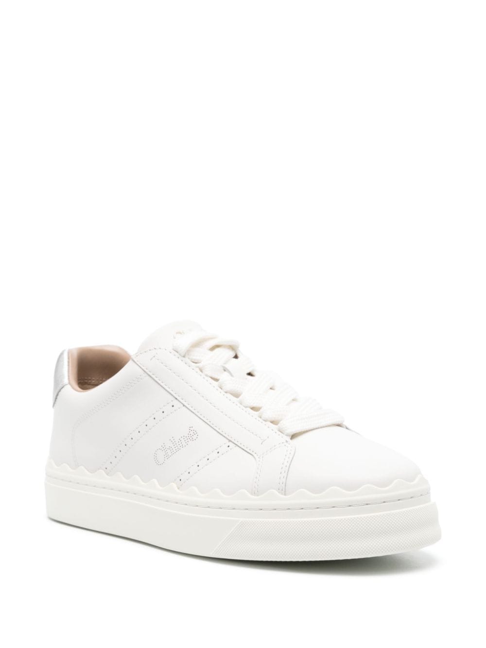 Chloé CHLOÉ- Lauren Leather Sneakers