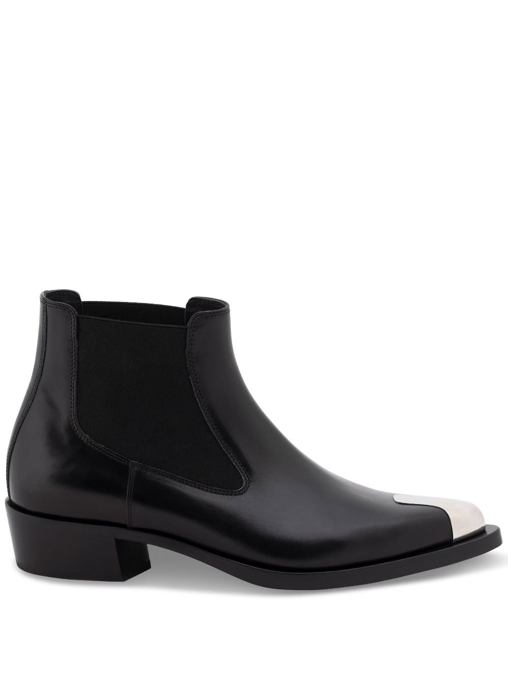 Alexander McQueen ALEXANDER MCQUEEN- Leather Ankle Boots