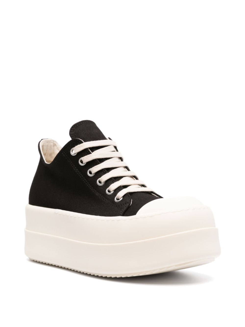 Rick Owens Drkshdw RICK OWENS DRKSHDW- Canvas Platform Sneakers