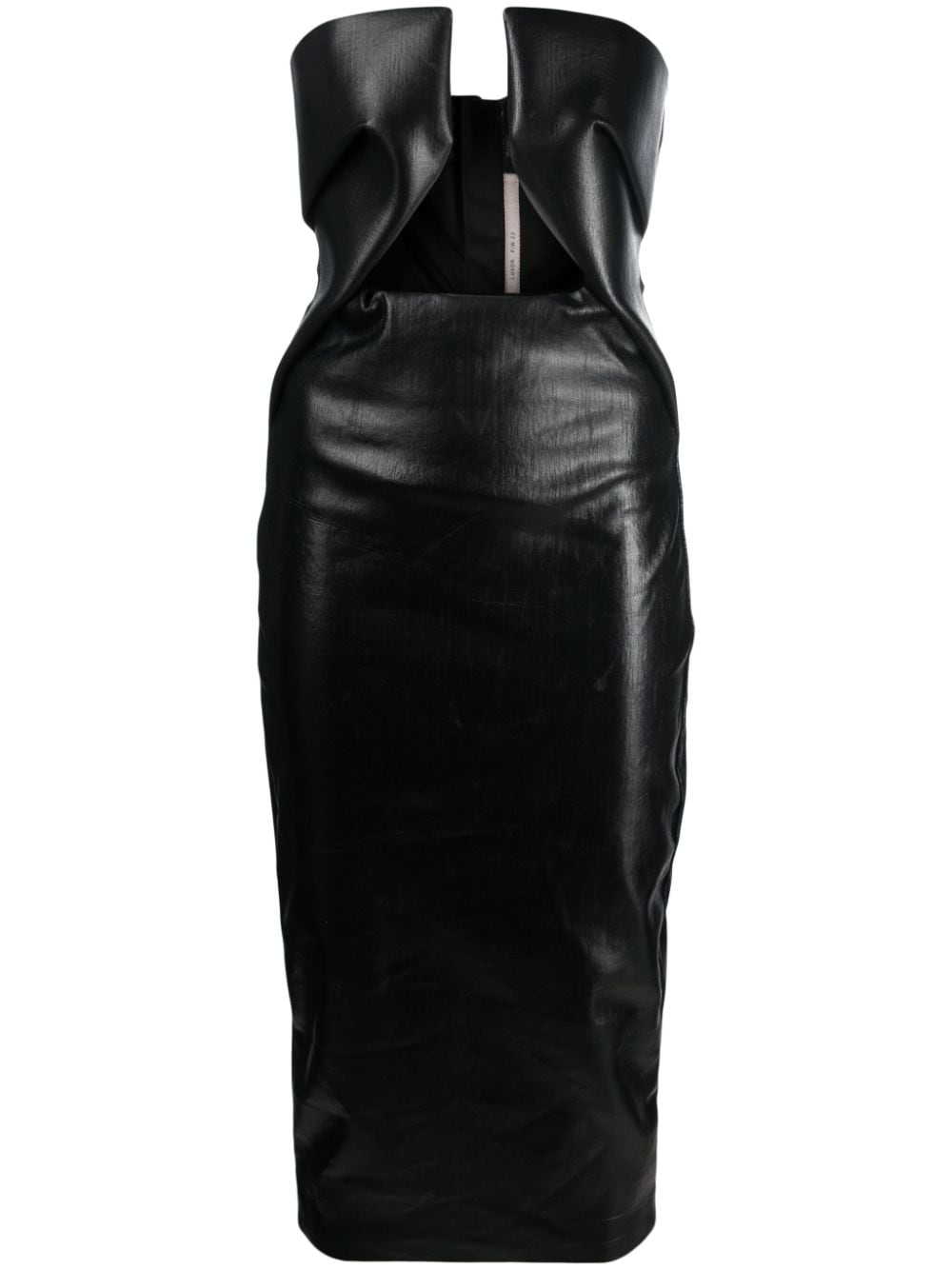 Rick Owens RICK OWENS- Midi Denim Tube Dress