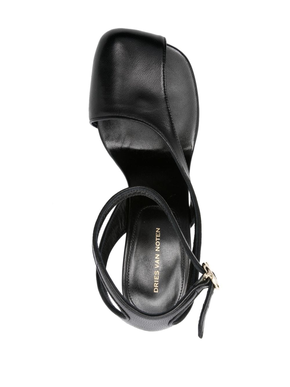 Dries Van Noten DRIES VAN NOTEN- Leather Asymmetric Pumps