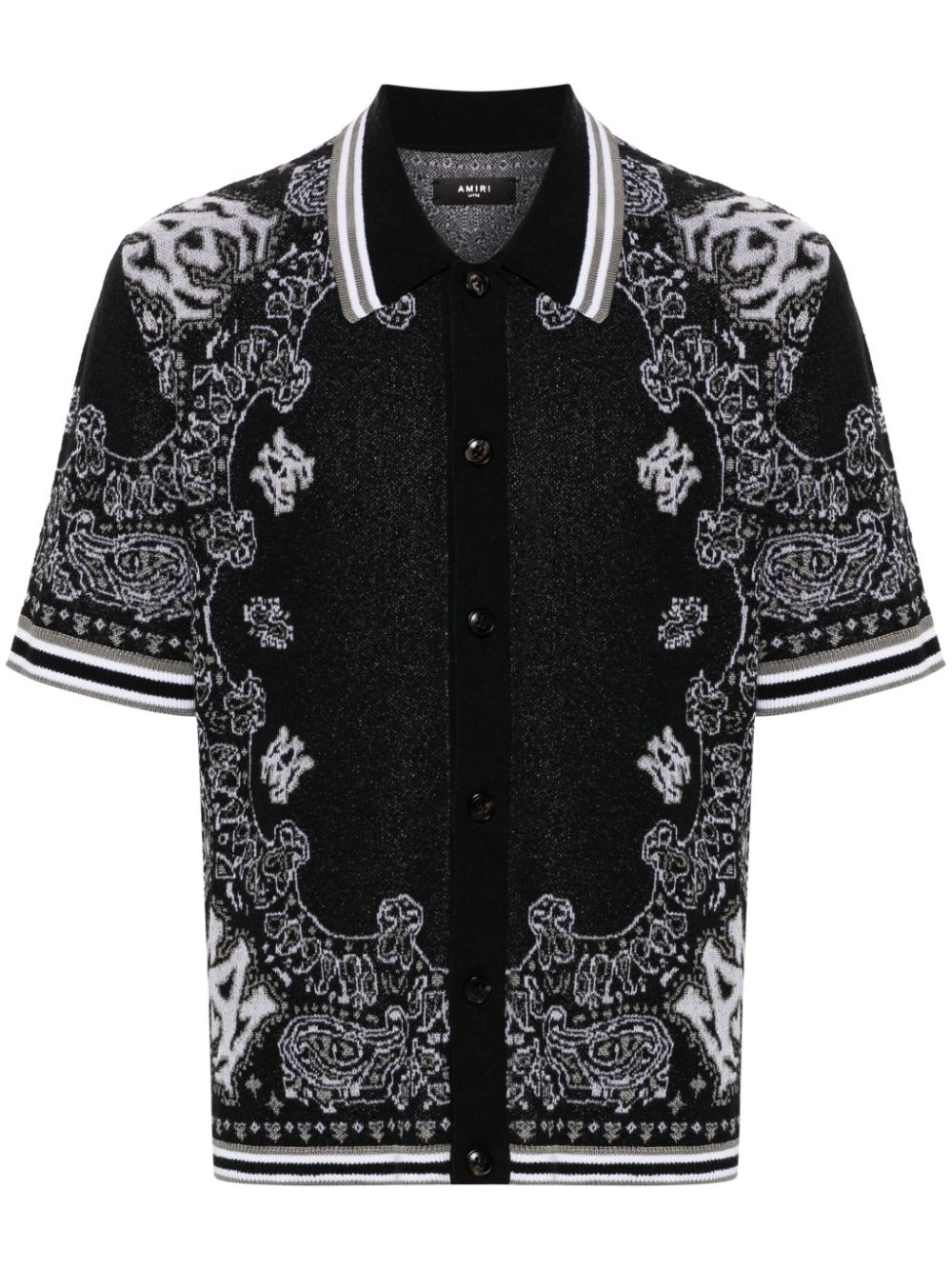 Amiri AMIRI- Cotton Polo Shirt With Print