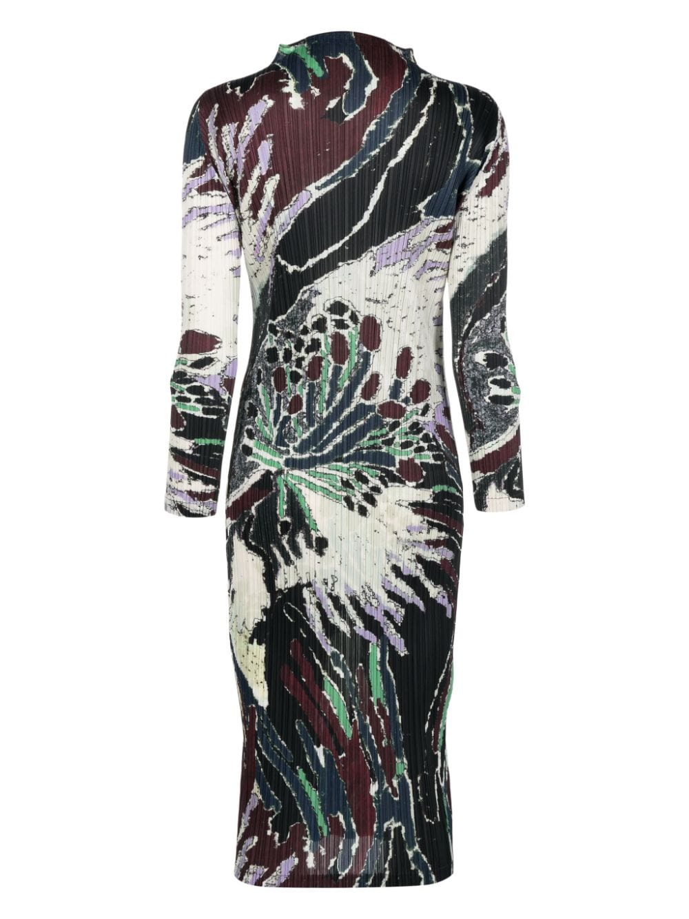 Pleats Please Issey Miyake PLEATS PLEASE ISSEY MIYAKE- Printed Pencil Midi Dress