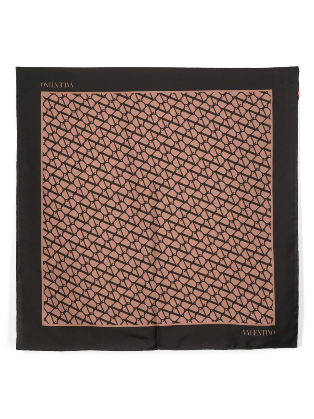 VALENTINO GARAVANI VALENTINO GARAVANI- Vlogo Signature Silk Foulard