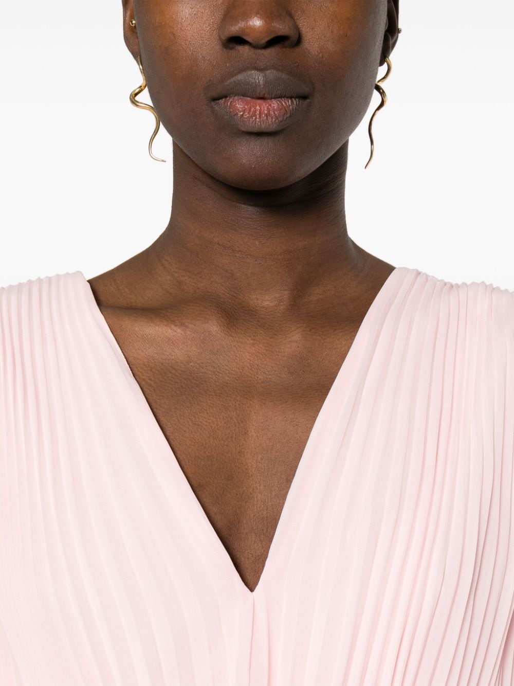 Max Mara MAX MARA- V-necked Mini Dress