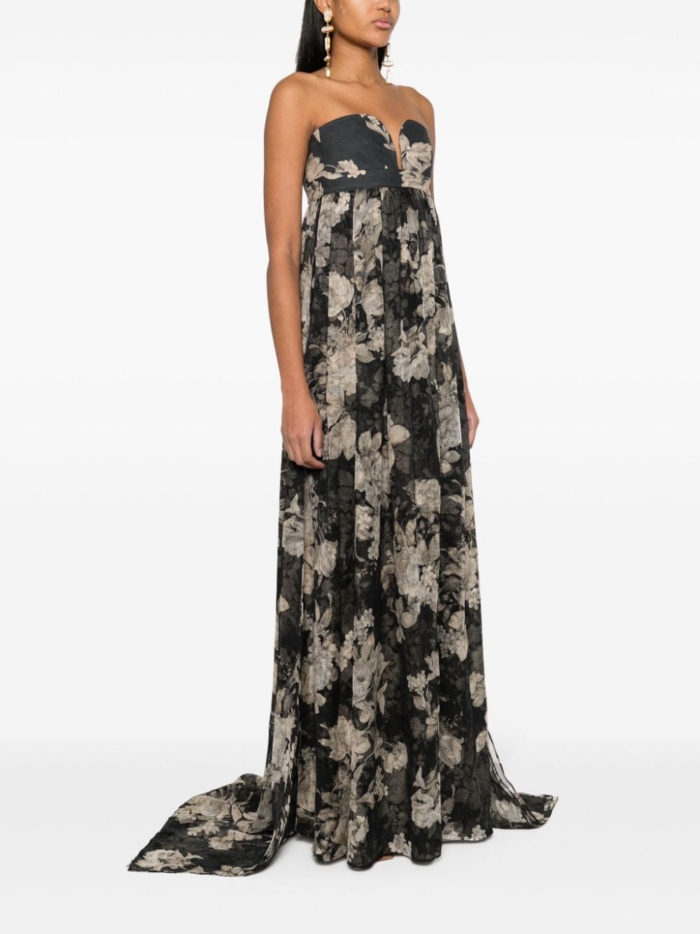 Max Mara MAX MARA- Printed Cotton Long Dress