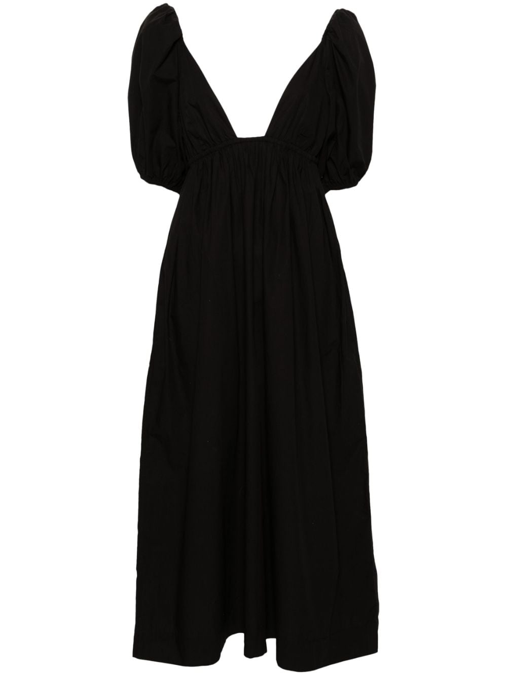 Ganni GANNI- Cotton Long Dress