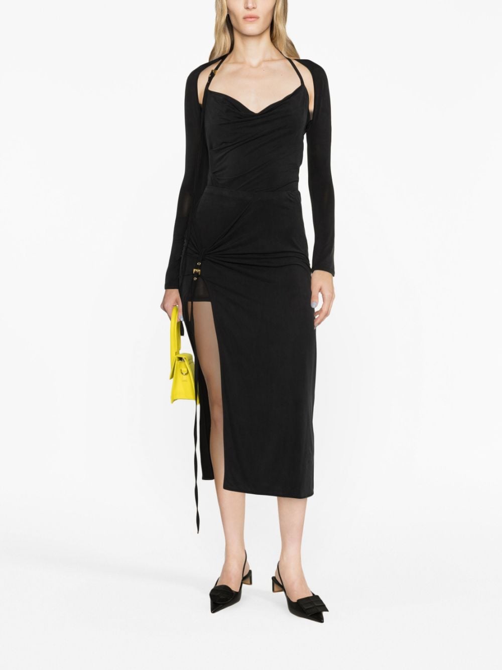 Jacquemus JACQUEMUS- Pareo Croissant Midi Skirt