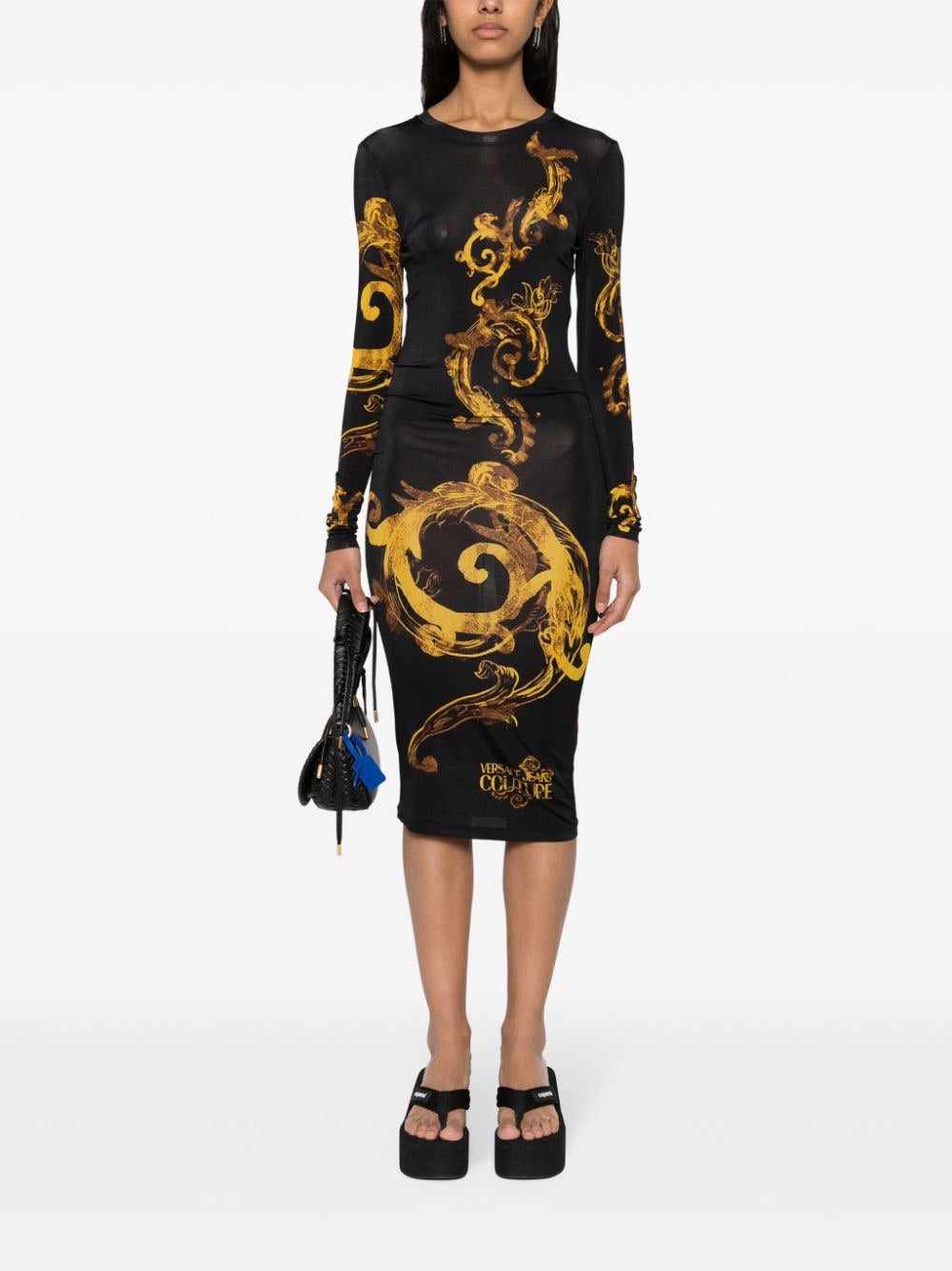 Versace Jeans Couture VERSACE JEANS COUTURE- Medium Dress With Print