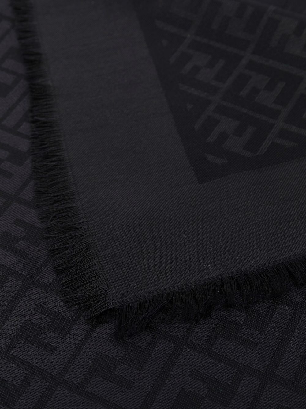 FENDI FENDI- Ff Wool And Silk Blend Scarf