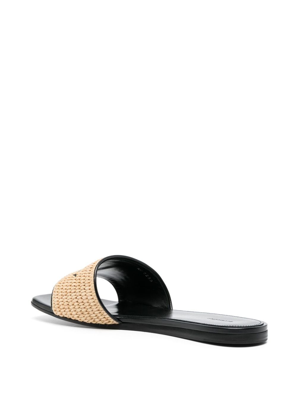 Givenchy GIVENCHY- 4g Leather Flat Sandals