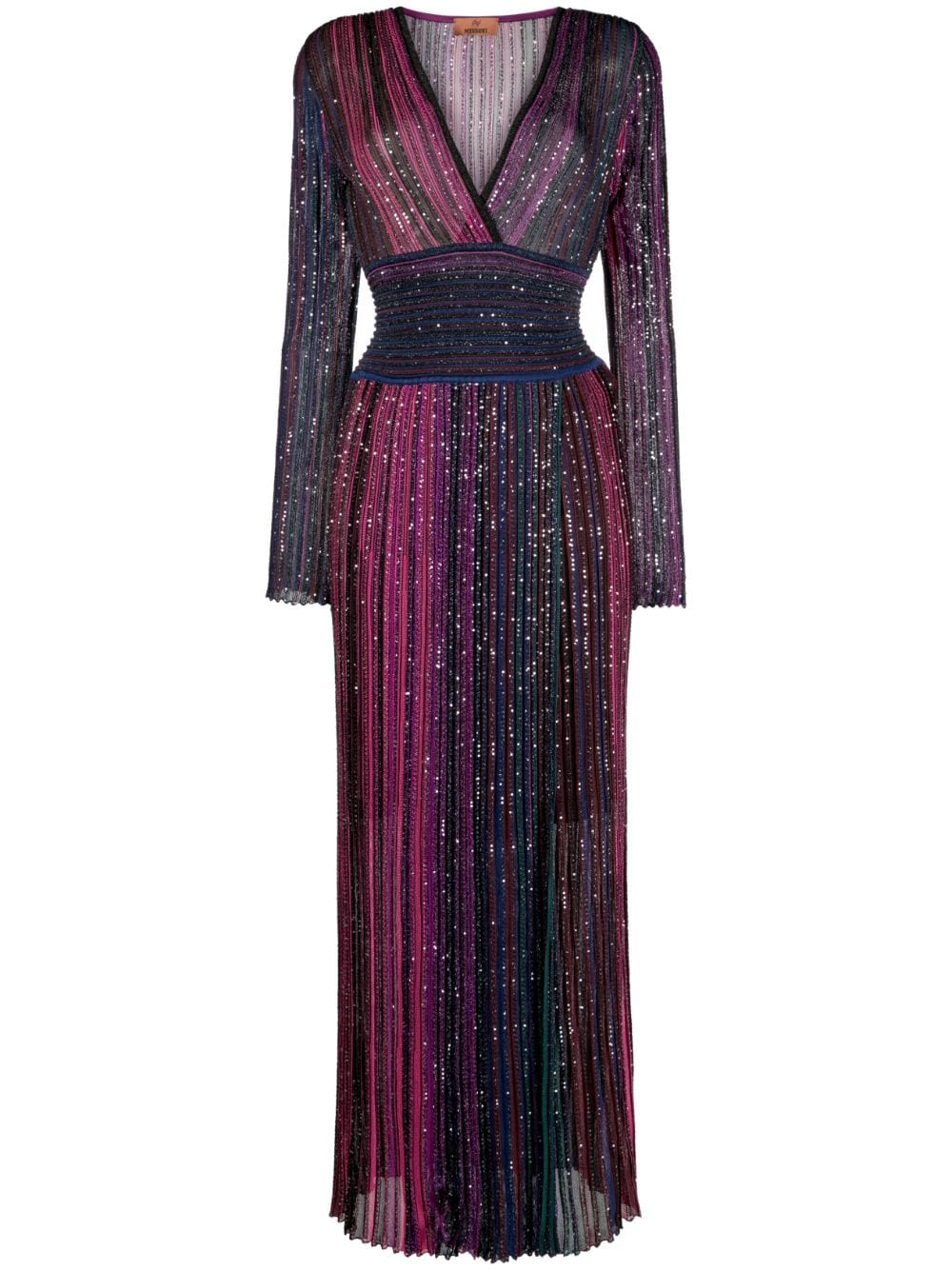 Missoni MISSONI- Lurex Pleated Long Dress