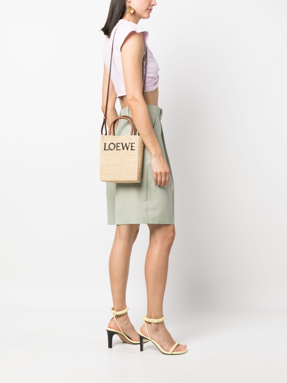 Loewe LOEWE- Standard A5 Rafia Tote Bag