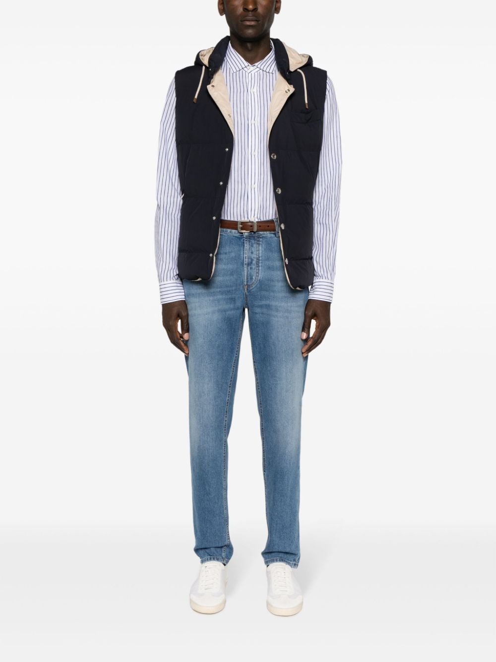 Brunello Cucinelli BRUNELLO CUCINELLI- Denim Cotton Jeans