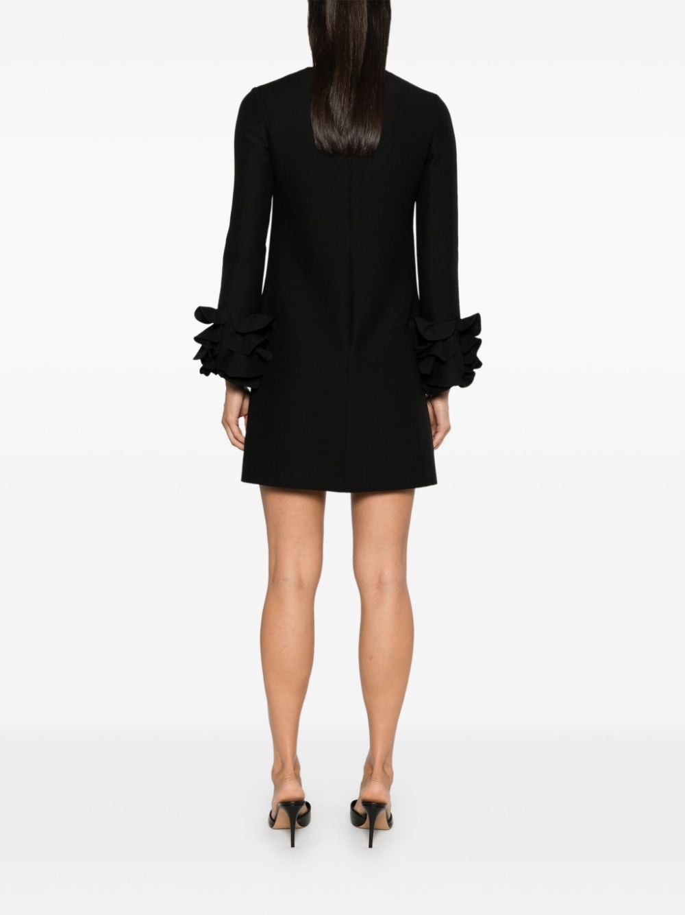 Valentino VALENTINO- Wool And Silk Blend Embroidered Dress