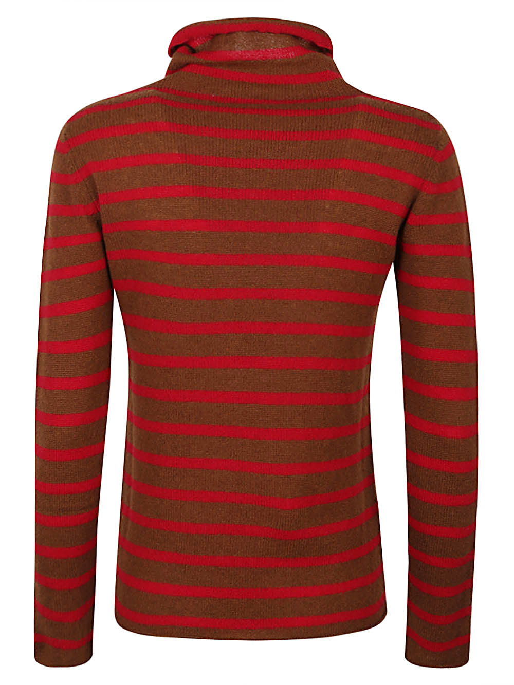 Be You BE YOU- Striped Cashmere Turtleneck Sweater
