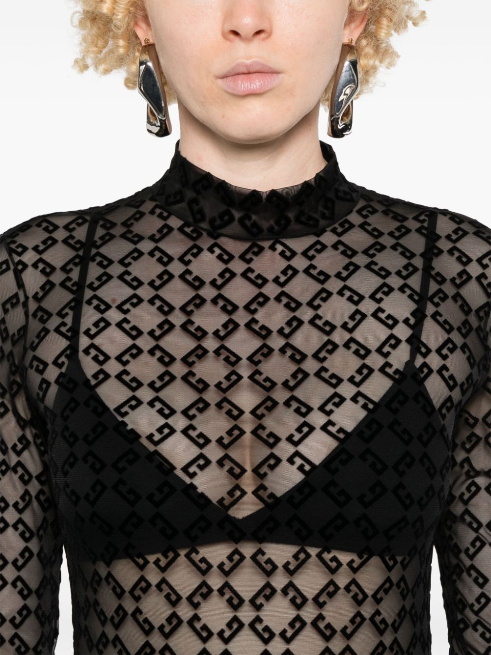 Givenchy GIVENCHY- Jacquard Nylon Bodysuit