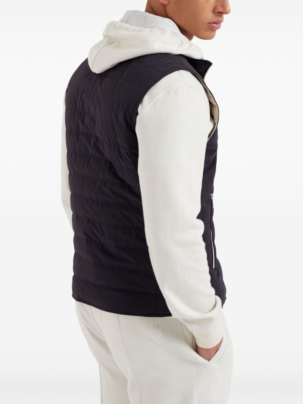 Brunello Cucinelli BRUNELLO CUCINELLI- Nylon Down Vest