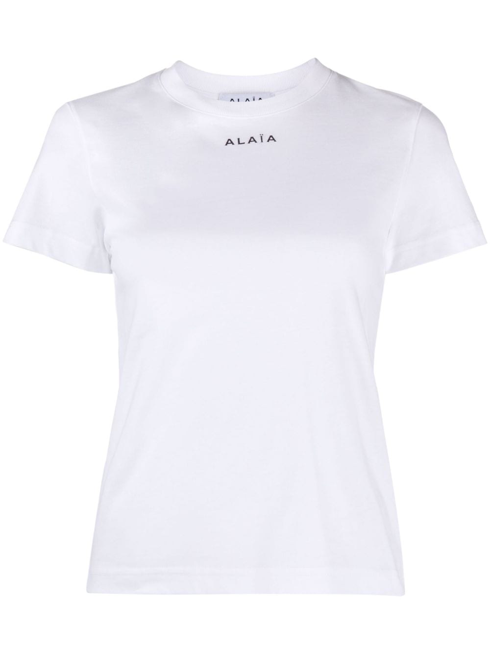 Alaïa ALAÏA- Logo Cotton T-shirt
