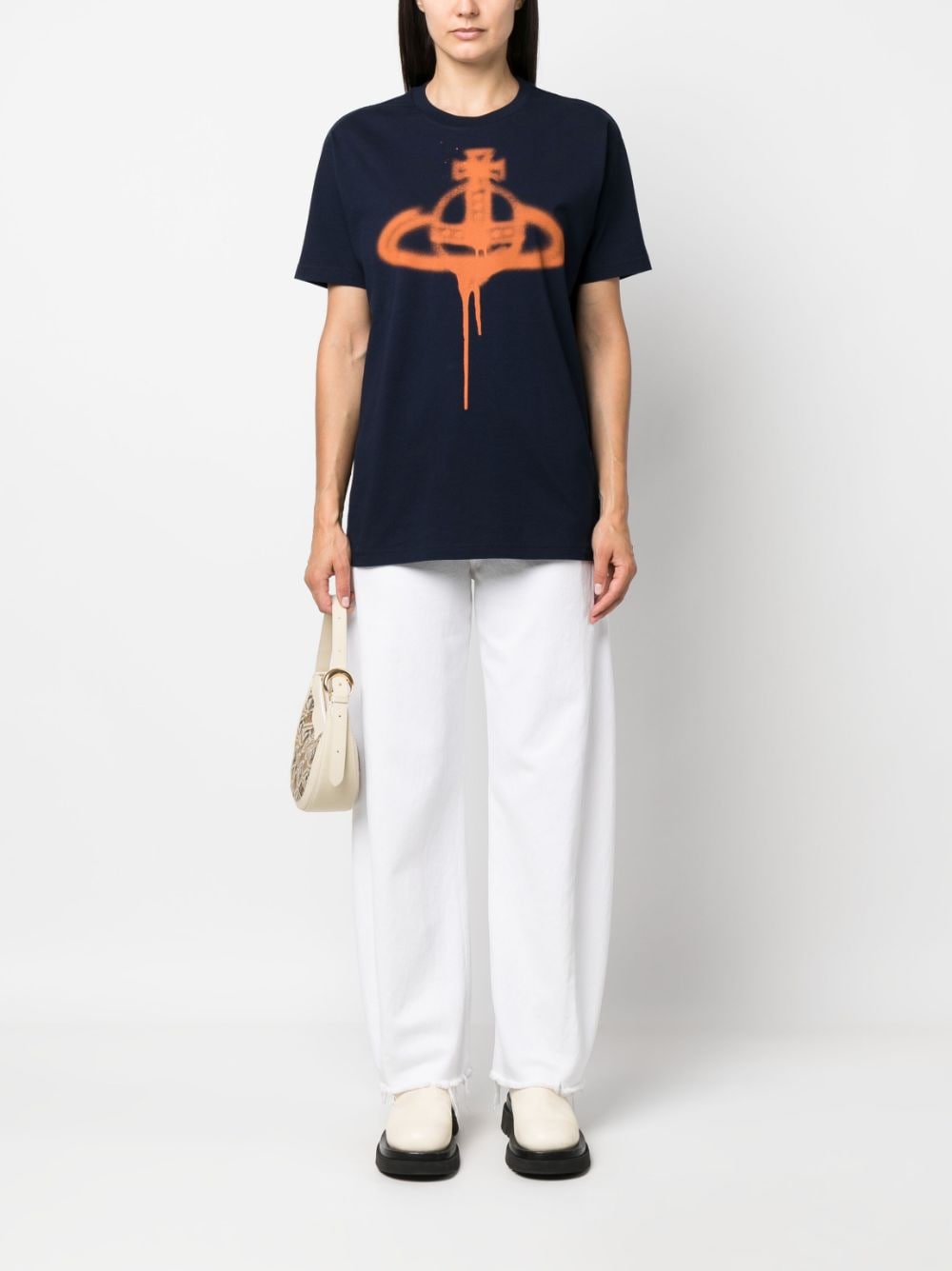 Vivienne Westwood VIVIENNE WESTWOOD- Logo Cotton T-shirt