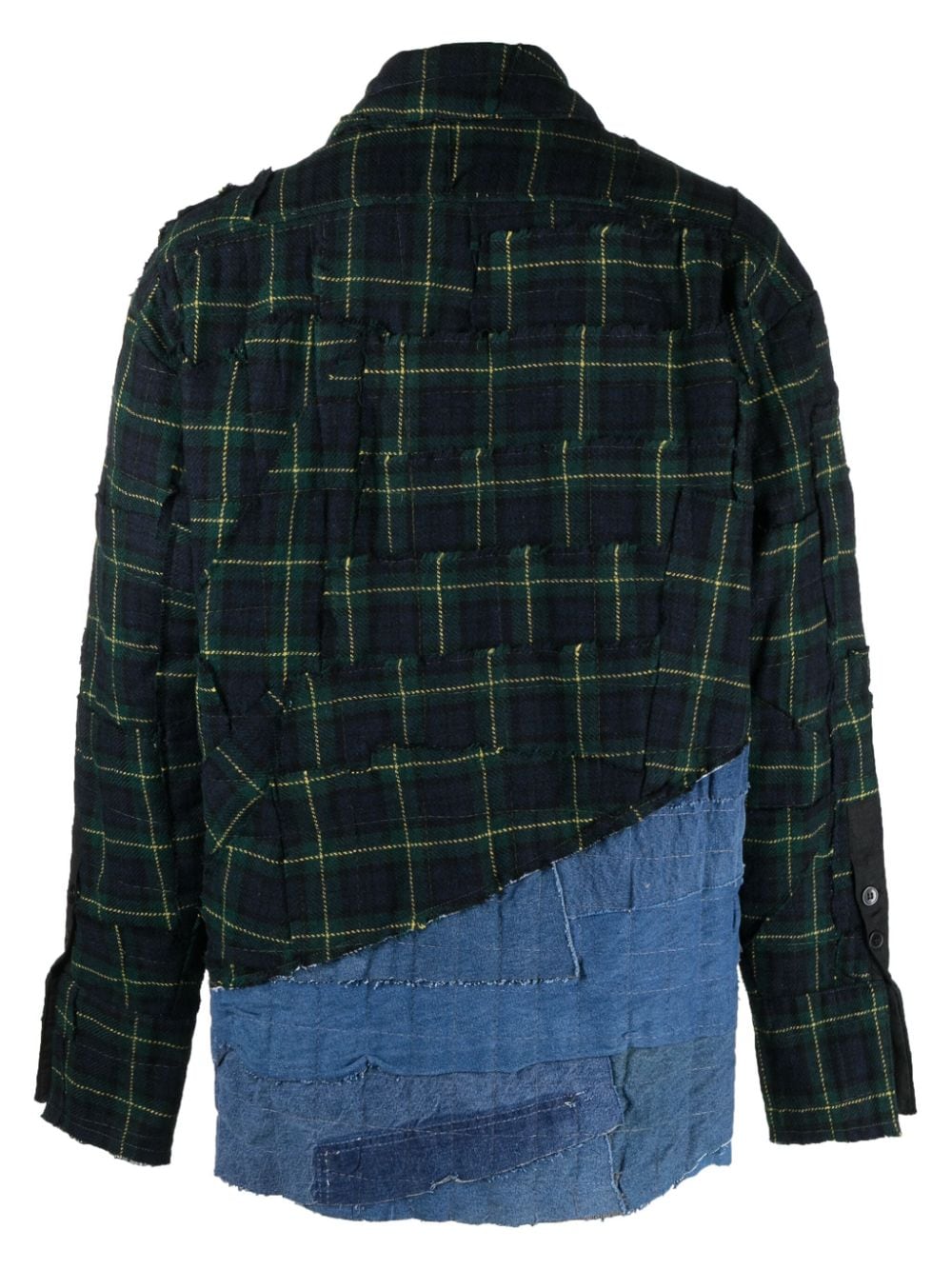 Greg Lauren GREG LAUREN- Cotton Patchwork Shirt