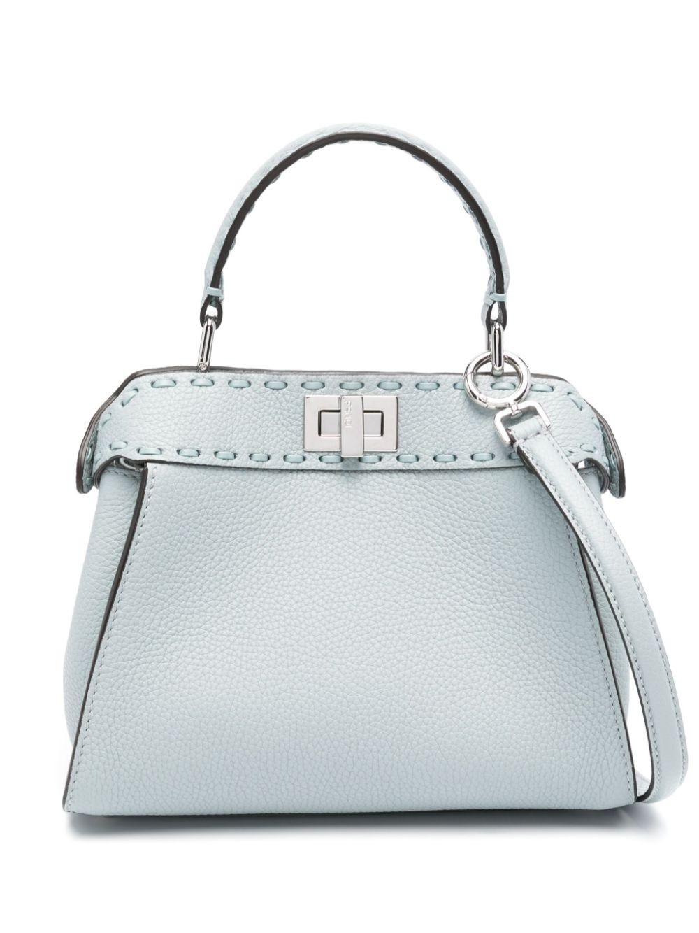 FENDI FENDI- Peekaboo Mini Leather Handbag