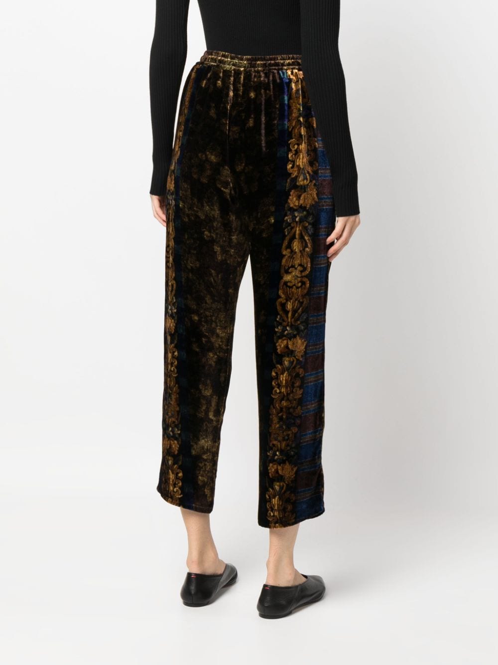 Pierre-Louis Mascia PIERRE-LOUIS MASCIA- Printed Silk Blend Trousers