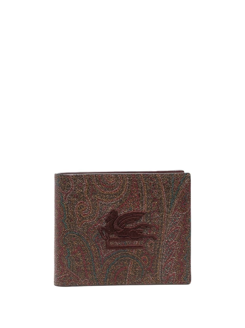 Etro ETRO- Paisley Embroidered Logo Wallet