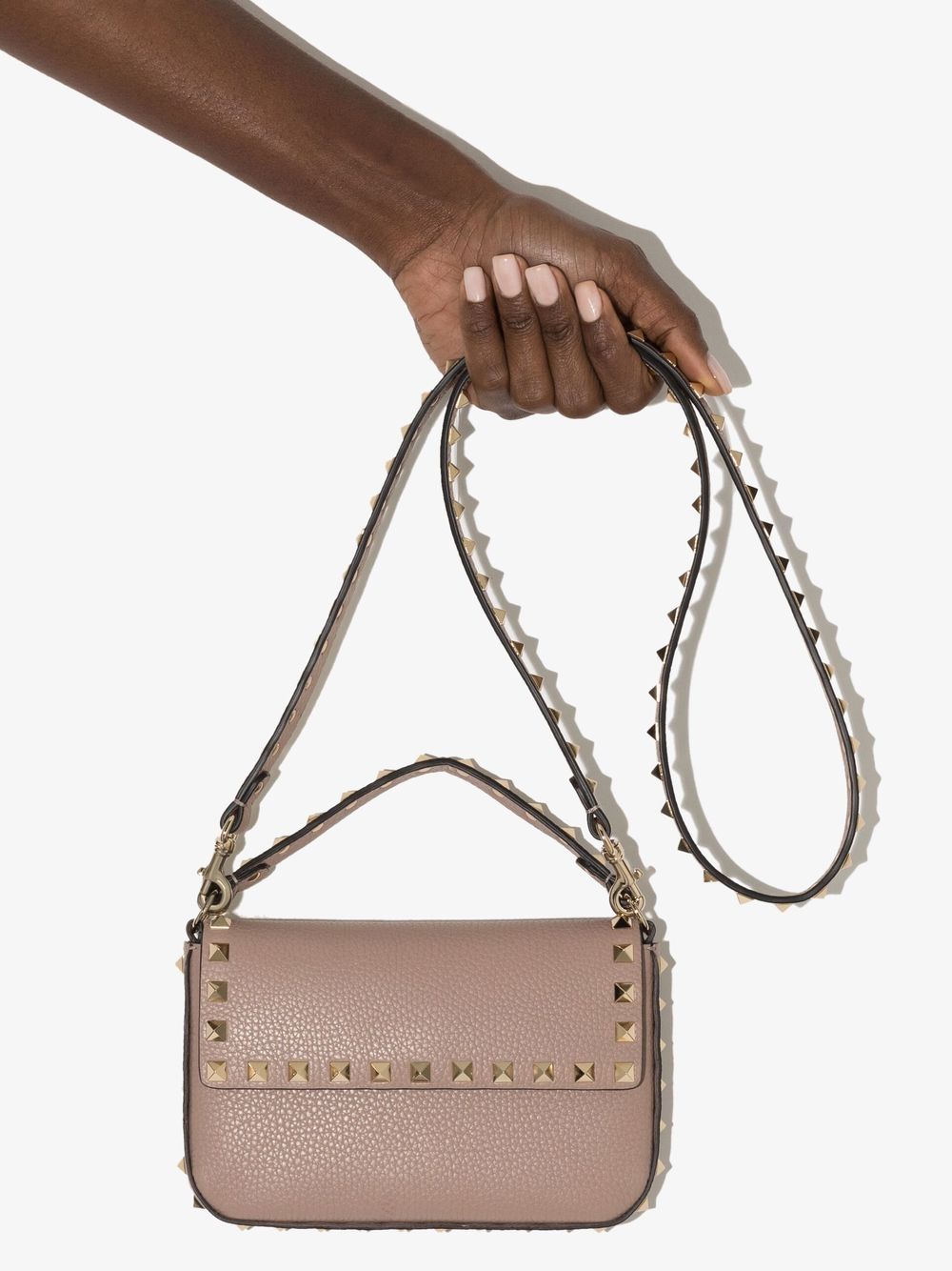 VALENTINO GARAVANI VALENTINO GARAVANI- Rockstud Leather Mini Bag