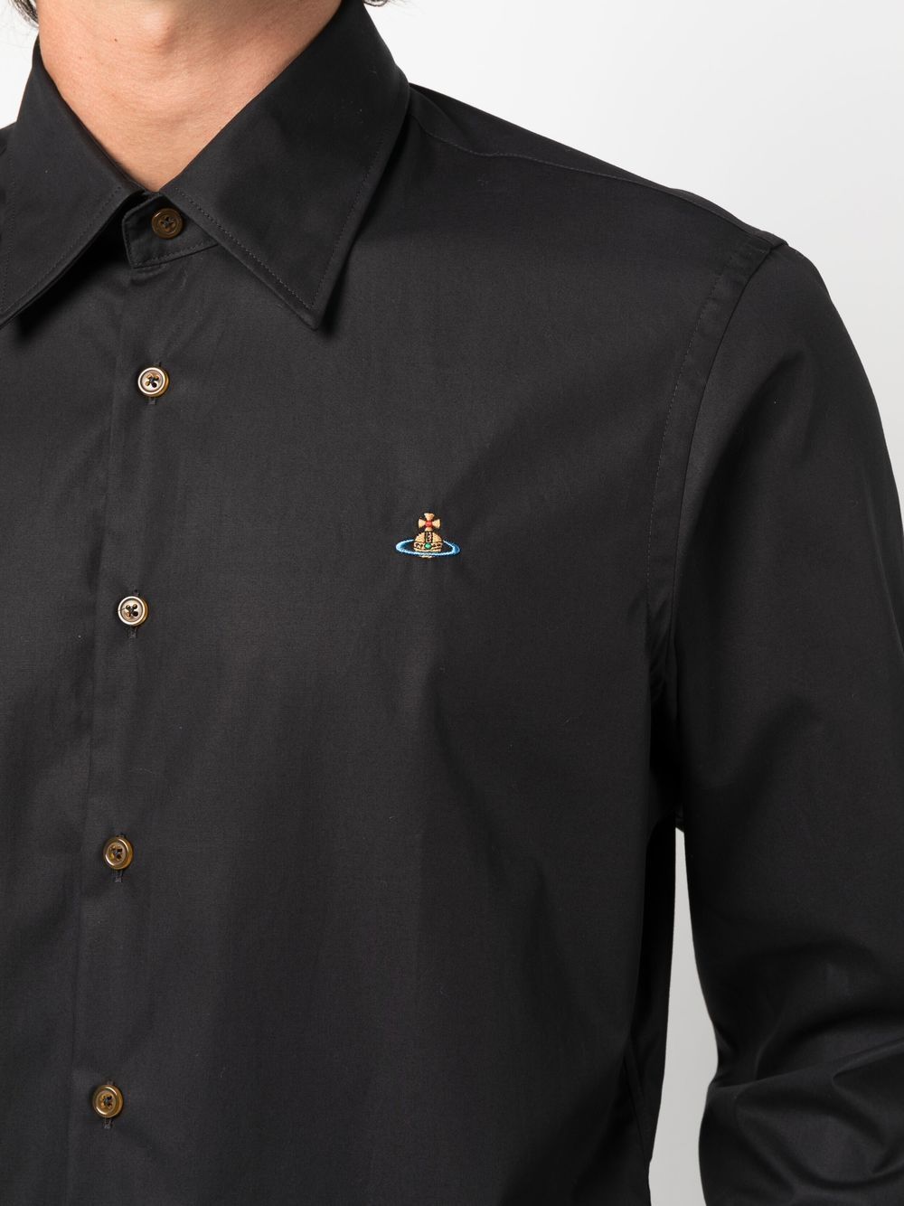 Vivienne Westwood VIVIENNE WESTWOOD- Logo Cotton Shirt