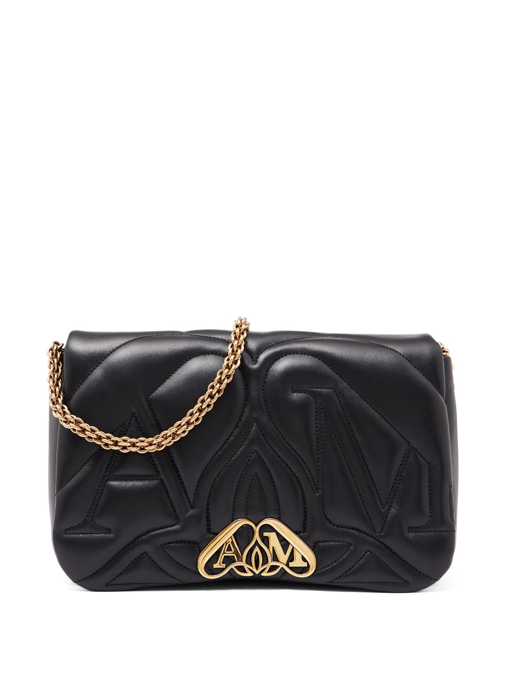 Alexander McQueen ALEXANDER MCQUEEN- Seal Leather Shoulder Bag