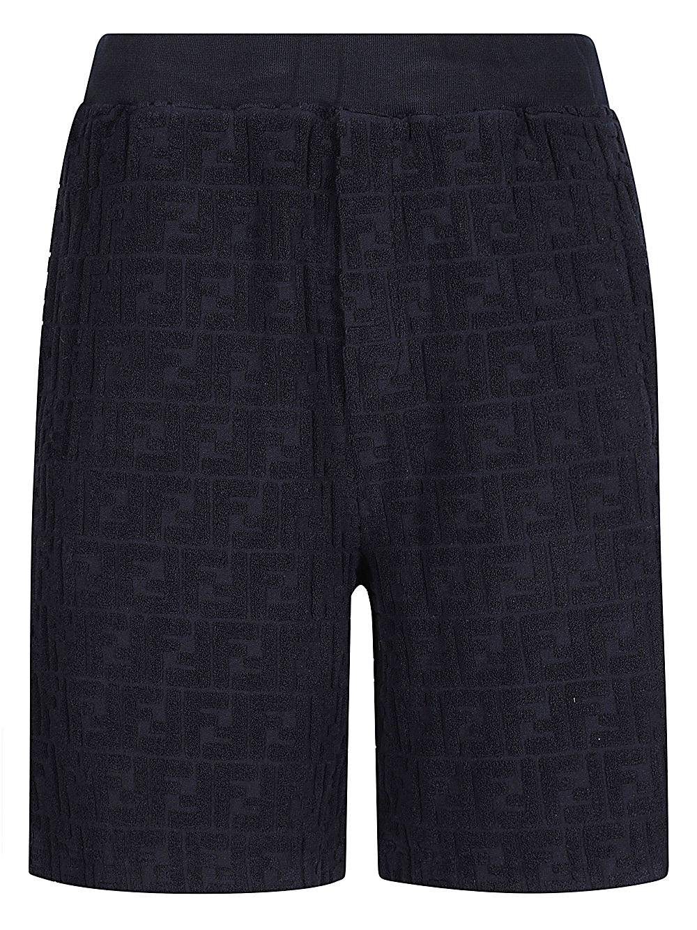 FENDI FENDI- Cotton Bermuda Shorts With Logo