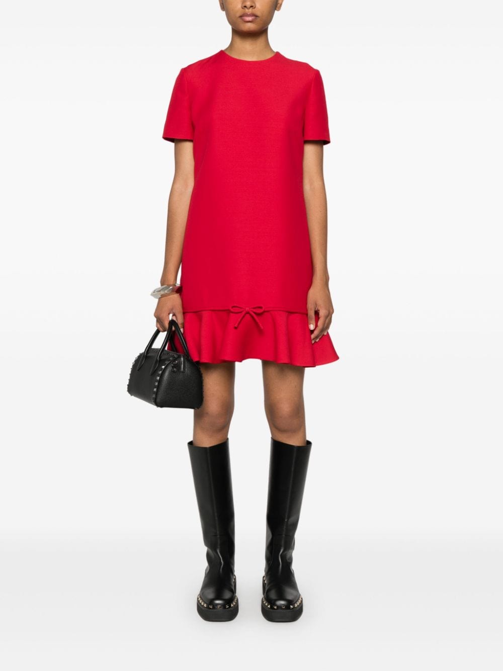 Valentino VALENTINO- Wool And Silk Blend Mini Dress