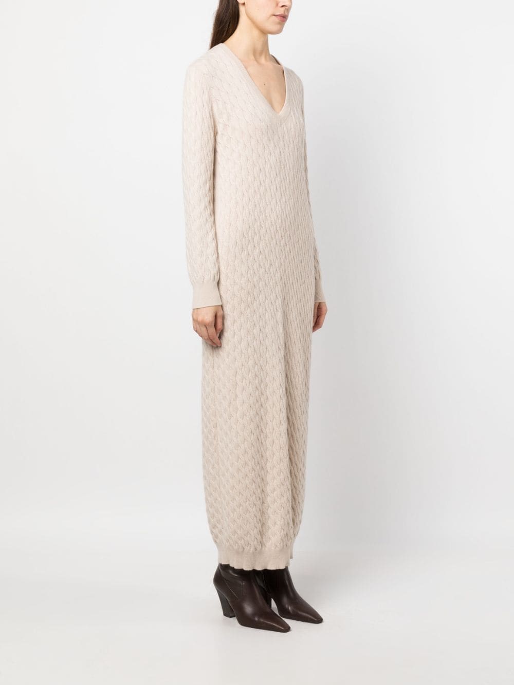 Brunello Cucinelli BRUNELLO CUCINELLI- Cashmere And Silk Blend Long Dress