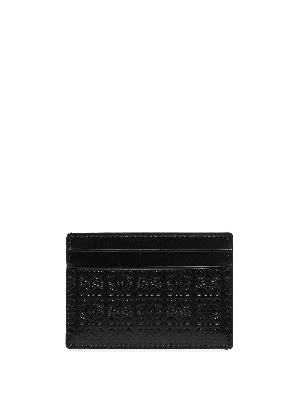 Loewe LOEWE- Repeat Embossed Leather Credit Card Case