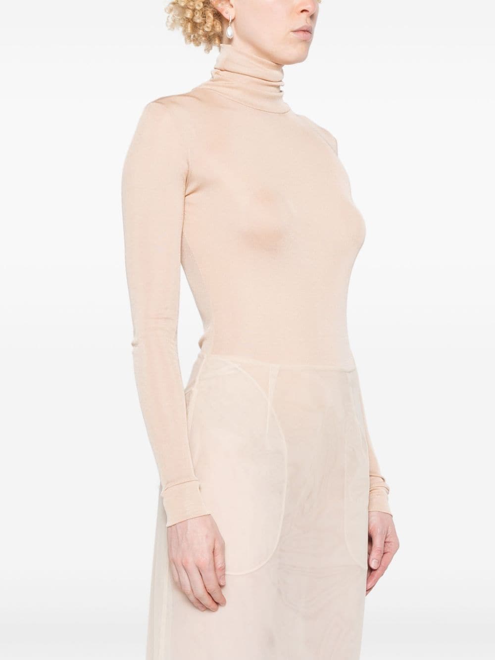 Maison Margiela MAISON MARGIELA- High-neck Bodysuit