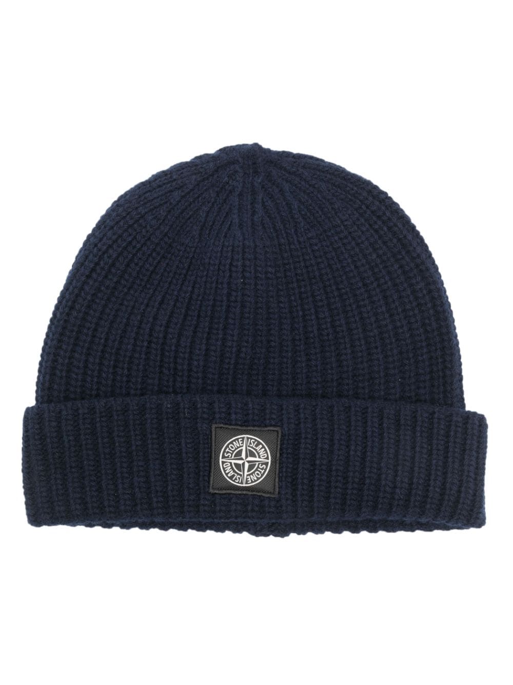 Stone Island STONE ISLAND- Logo Wool Beanie