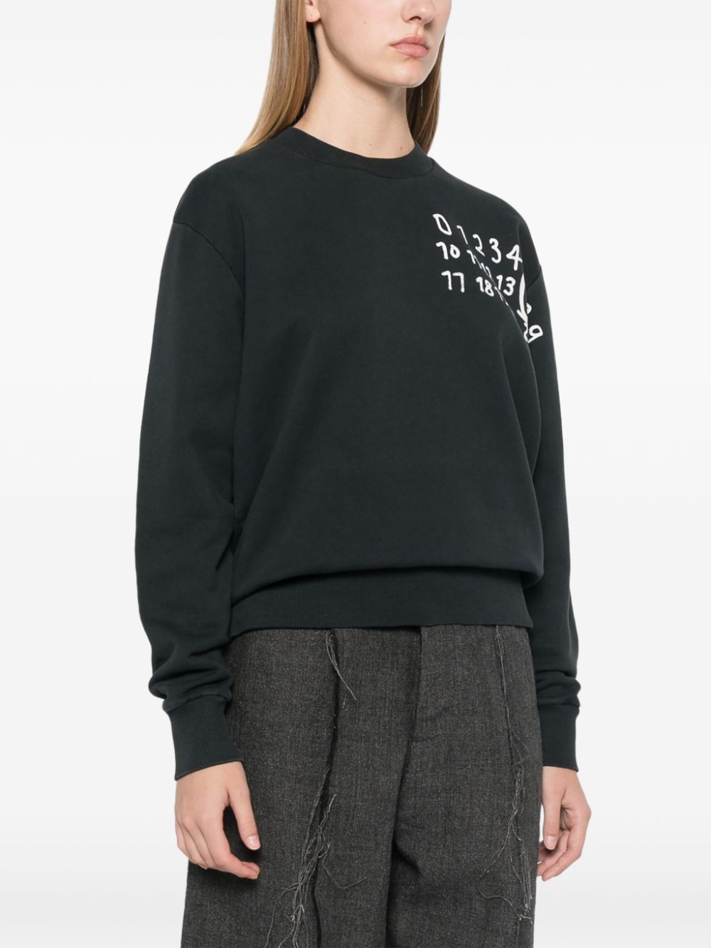 MM6 Maison Margiela MM6 MAISON MARGIELA- Logo Cotton Sweatshirt