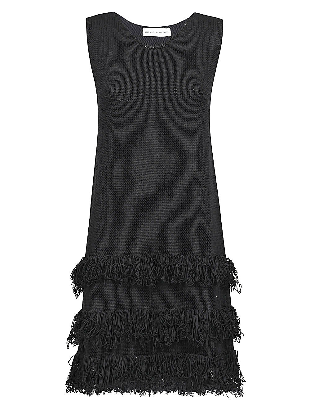 Skills & Genes SKILLS & GENES- Fringed Short Dress