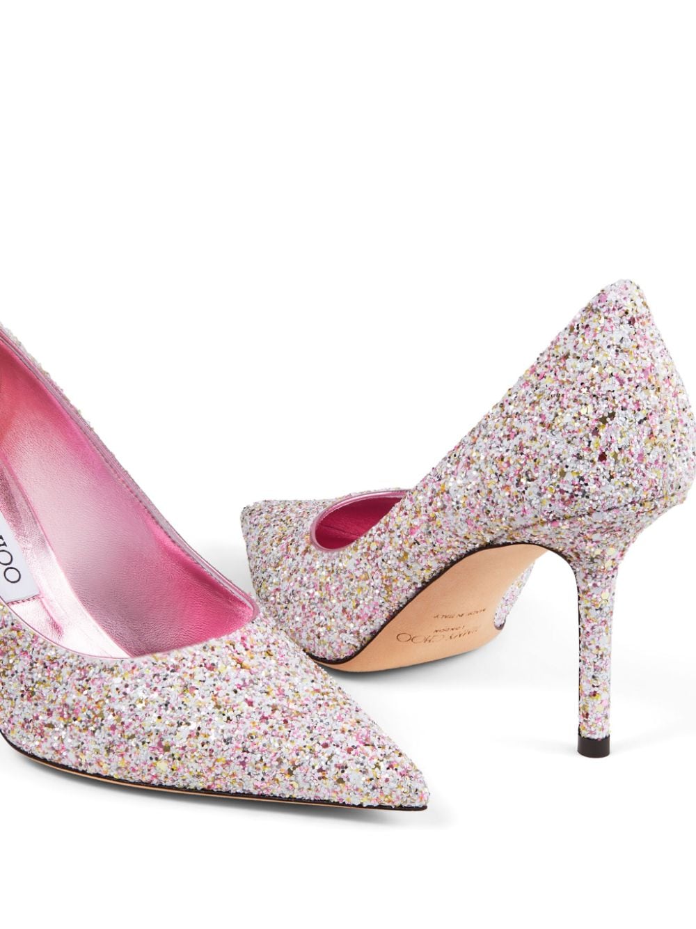 Jimmy Choo JIMMY CHOO- Love 85 Glittered Leather Pumps