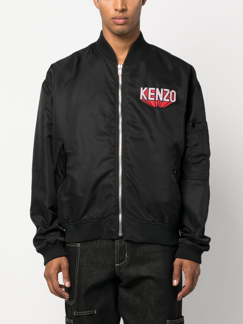 Kenzo KENZO- Kenzo 3d Nylon Bomber Jacket