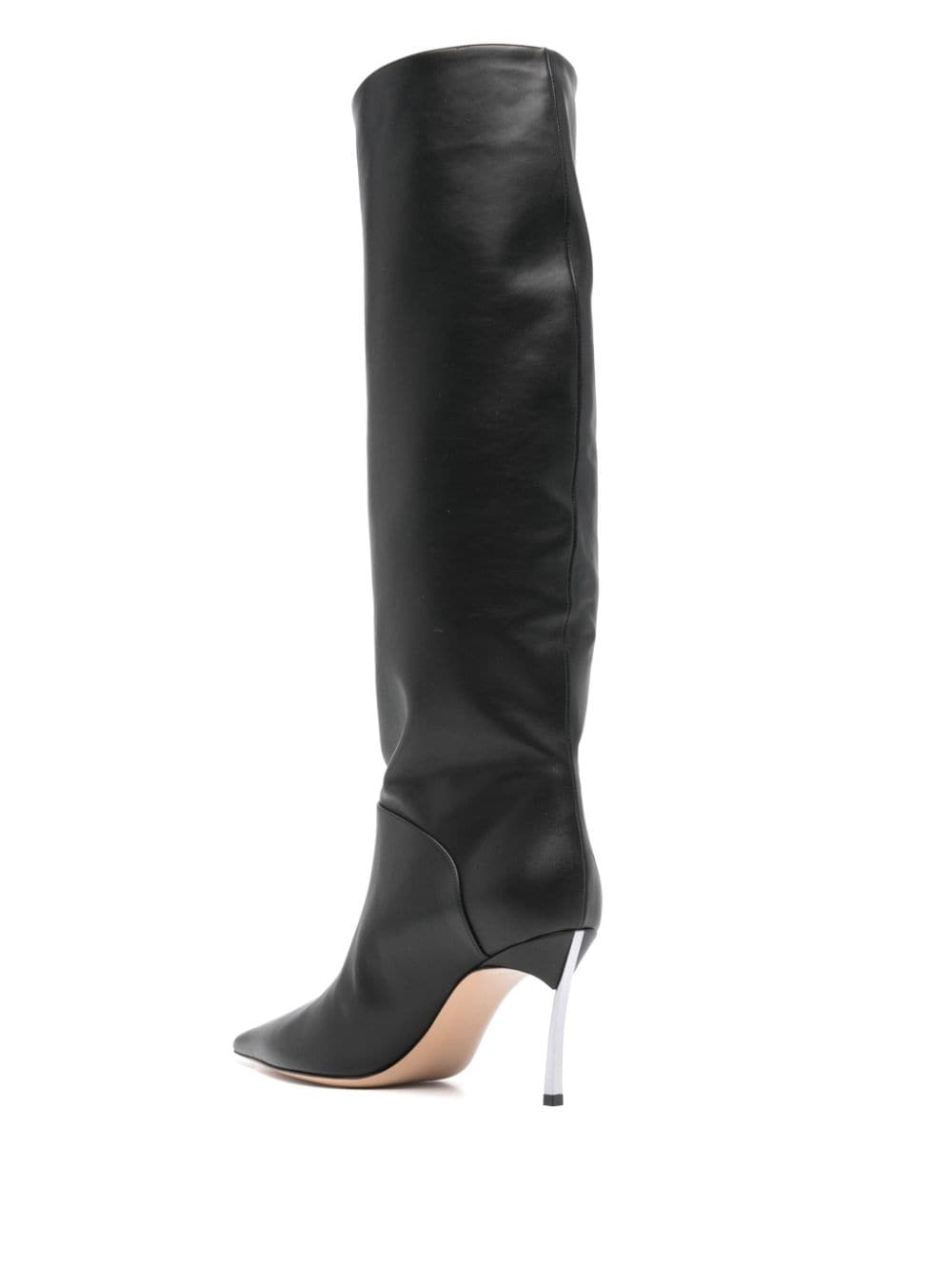 Casadei CASADEI- Superblade Leather Heel Boots